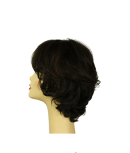 Load image into Gallery viewer, Linda Dark Brown With Brown Highlights MULTI-DIRECTIONAL Skin Top Size L
