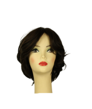 Load image into Gallery viewer, Linda Dark Brown With Brown Highlights MULTI-DIRECTIONAL Skin Top Size L
