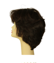 Load image into Gallery viewer, Linda  DARK BROWN WITH REDDISH HIGHLIGHTS MULTI-DIRECTIONAL Skin Top Size L PRE-CUT
