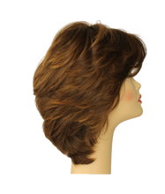 Load image into Gallery viewer, Linda Light Brown With Warm Blonde Highlights Multi-Directional Skin Top Size L
