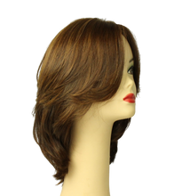 Load image into Gallery viewer, Shlomit warm Brown with reddish highlights  SKIN TOP SIZE M PRE-CUT
