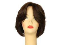 Load image into Gallery viewer, Dorothy Dark Brown With Auburn Highlights Multi-Directional Skin Top Size M Pre-Cut
