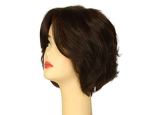 Load image into Gallery viewer, Dorothy Dark Brown With Auburn Highlights Multi-Directional Skin Top Size M Pre-Cut
