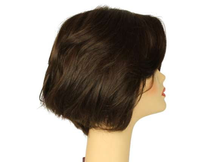 Load image into Gallery viewer, Dorothy Dark Brown With Auburn Highlights Multi-Directional Skin Top Size M Pre-Cut
