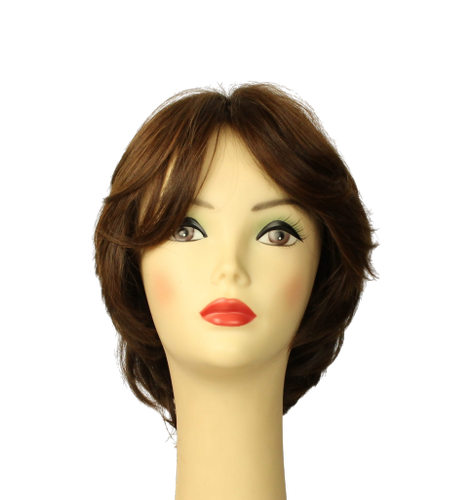 Linda warm Brown with reddish highlights MULTI-DIRECTIONAL Skin Top Size m PRE-CUT
