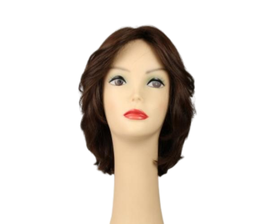 Shlomit Brown With Red Highlights Skin Top Size M Pre-Cut