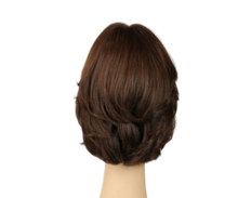 Load image into Gallery viewer, Shlomit Brown With Red Highlights Skin Top Size M Pre-Cut
