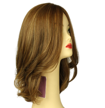 Load image into Gallery viewer, Riva PRE-CUT LIGHT BROWN WITH ASH BLONDE HIGHLIGHTS  Skin Top Size M
