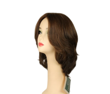 Load image into Gallery viewer, Shlomit Medium Brown With Blonde Highlights Skin Top Size S
