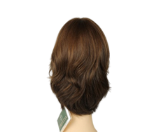 Load image into Gallery viewer, Shlomit Medium Brown With Blonde Highlights Skin Top Size S
