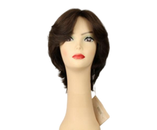 Load image into Gallery viewer, Shlomit Dark Brown with Warm highlights Skin Top Size M
