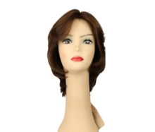 Load image into Gallery viewer, Shlomit Brown With Reddish Highlights Skin Top Size M
