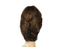 Load image into Gallery viewer, Shlomit Medium Brown With Blonde Highlights Skin Top Size M
