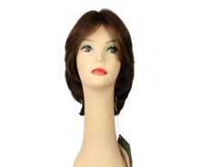 Load image into Gallery viewer, Shlomit Dark Brown With Warm Highlights Skin Top Size M
