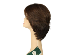 Load image into Gallery viewer, Shlomit Dark Brown With Warm Highlights Skin Top Size M
