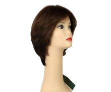 Load image into Gallery viewer, Shlomit Dark Brown With Warm Highlights Skin Top Size M
