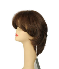 Load image into Gallery viewer, Shlomit Brown With Reddish Highlights Skin Top Size S
