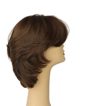 Load image into Gallery viewer, Shlomit Brown With Reddish Highlights Skin Top Size S
