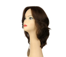 Load image into Gallery viewer, Shlomit Dark Brown With Warm Highlights Skin Top Size M
