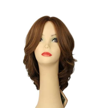 Load image into Gallery viewer, SHLOMIT LIGHT BROWN WITH REDDISH/BLONDE HIGHLIGHTS SKIN TOP SIZE L
