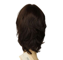 Load image into Gallery viewer, Shlomit Dark Brown With Red Highlights Skin Top Size S
