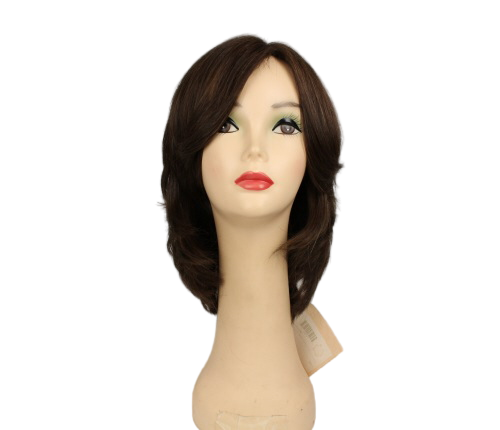 SHLOMIT MEDIUM BROWN WITH HIGHLIGHTS SKIN TOP SIZE S