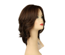 Load image into Gallery viewer, Shlomit Medium Brown With Blonde Highlights Skin Top Size M
