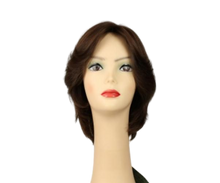 Load image into Gallery viewer, Shlomit  Brown With Red Highlights Skin Top Size M Pre-Cut
