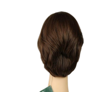 Load image into Gallery viewer, Shlomit  Brown With Red Highlights Skin Top Size M Pre-Cut
