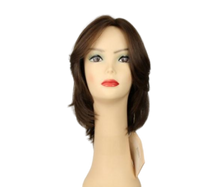 Load image into Gallery viewer, Shlomit Medium Brown with highlights Skin Top Size M
