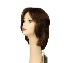 Load image into Gallery viewer, Shlomit Brown With Reddish Highlights Skin Top Size M
