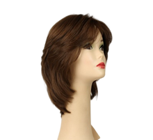 Load image into Gallery viewer, Shlomit Brown With Reddish Highlights Skin Top Size M
