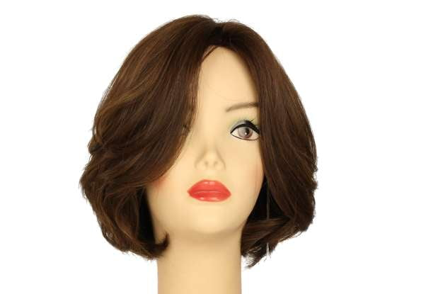 DOROTHY MEDIUM BROWN WITH HIGHLIGHTS MULTI-DIRECTIONAL SKIN TOP SIZE M PRE-CUT