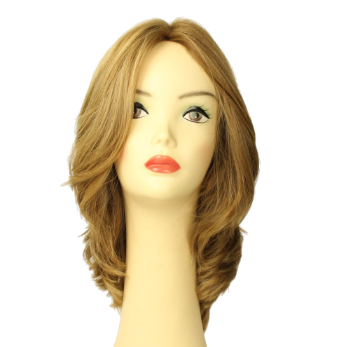 Shlomit BLONDE WITH HIGHLIGHTS MULTI-DIRECTIONAL Skin Top Size S PRE-CUT