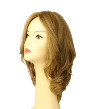 Load image into Gallery viewer, Shlomit BLONDE WITH HIGHLIGHTS MULTI-DIRECTIONAL Skin Top Size S PRE-CUT

