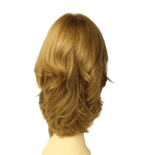 Load image into Gallery viewer, Shlomit BLONDE WITH HIGHLIGHTS MULTI-DIRECTIONAL Skin Top Size S PRE-CUT
