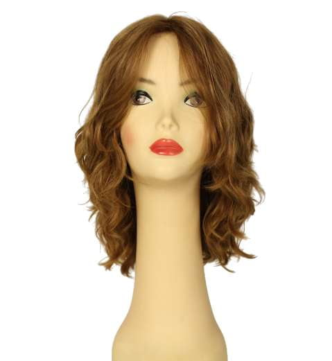 KATRINA WAVY BLONDE WITH HIGHLIGHTS MULTI-DIRECTIONAL SKIN TOP SIZE M
