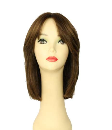 Rina Pre-Cut Medium Brown with Dark Blonde highlights Size L