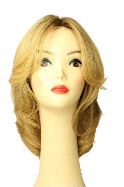 Shlomit Blonde With Highlights MULTI-DIRECTIONAL Skin Top Size L PRE-CUT