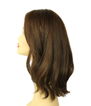 Load image into Gallery viewer, Riva PRE-CUT RALPH CAP Dark Brown with reddish highlights Multi-Directional Skin Top Size S
