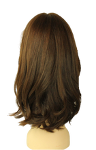 Load image into Gallery viewer, Riva PRE-CUT RALPH CAP Dark Brown with reddish highlights Multi-Directional Skin Top Size S
