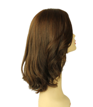 Load image into Gallery viewer, Riva PRE-CUT RALPH CAP Dark Brown with reddish highlights Multi-Directional Skin Top Size S
