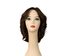 Load image into Gallery viewer, Regina Medium Brown With Blonde Highlights Multi-Directional Skin Top Size M
