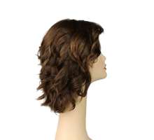 Load image into Gallery viewer, Regina Light Brown with Blended Lowlights and Highlights Multi-Directional Skin Top size S
