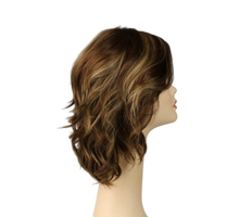 Load image into Gallery viewer, Regina Light Brown with Ash Blonde highlights Multi-Directional Skin Top size M
