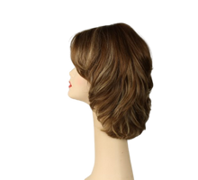 Load image into Gallery viewer, Regina Light Brown with Ash Blonde highlights Multi-Directional Skin Top size M
