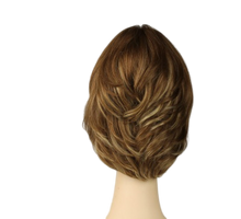 Load image into Gallery viewer, Regina Light Brown with Ash Blonde highlights Multi-Directional Skin Top size M
