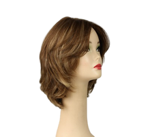 Load image into Gallery viewer, Regina Light Brown with Ash Blonde highlights Multi-Directional Skin Top size M
