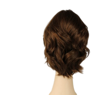 Load image into Gallery viewer, REGINA BROWN WITH REDDISH HIGHLIGHTS MULTI-DIRECTIONAL SKIN TOP SIZE L
