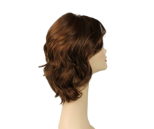 Load image into Gallery viewer, REGINA BROWN WITH REDDISH HIGHLIGHTS MULTI-DIRECTIONAL SKIN TOP SIZE L
